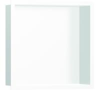 hansgrohe XtraStoris Individual Niche murale blanc mat avec cadre design 300x300x100 mm, 56099700, Couleur: blanc mat