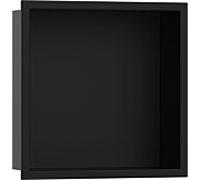 Hansgrohe Niche murale XtraStoris 56061670, 30x30x10 cm, cadre intégré, noir mat