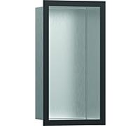 Hansgrohe Niche murale XtraStoris Individual inox brossé 300×150×100 mm Chrome noir brossé