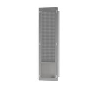 hansgrohe XtraStoris Original Support de papier toilette, à encastrer, avec réservoir pour 6 rouleaux, 140x140x682mm, 56058800, Couleur: acier inoxydable brossé