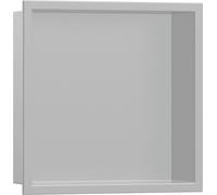 hansgrohe XtraStoris niche murale originale 56093380 avec Rahmen , 300 x 300 x 70 mm, gris béton