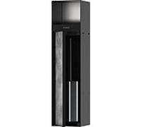 Hansgrohe Porte-balais intégré XtraStoris Rock 56062670, porte-papier, à carreler, noir mat