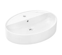 Hansgrohe Lavabo à poser Xuniva D – SmartClean, avec trop-plein, 1 trou, 600x450mm, blanc