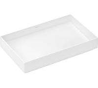 hansgrohe Xuniva Evo E lavabo à poser 650/400, sans trou de robinetterie ni trop-plein, SmartClean, HygieneEffect, blanc, 63015450