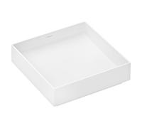 hansgrohe Xuniva Evo E vasque à poser 400/400, sans trou de robinetterie ni trop-plein, 60324700, Couleur: Blanc mat