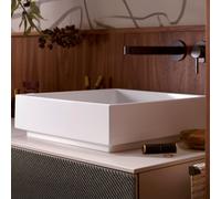 hansgrohe Xuniva evo E vasque à poser 400/400, sans trou de robinetterie ni trop-plein, 60324450, Couleur: Blanc