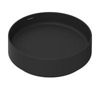 hansgrohe Xuniva Evo S vasque à poser 400/400, sans trou de robinetterie ni trop-plein, 60323670, Couleur: noir mat