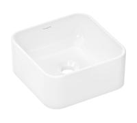 Hansgrohe Lavabo Xuniva Q carré à poser 30 x 30 cm blanc 61074450