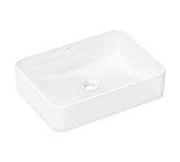 Hansgrohe Lavabo à poser Xuniva Q 550x400 mm sans trop-plein, sans trou pour robinet, blanc