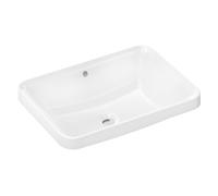 Hansgrohe Lavabo encastré Xuniva Q SmartClean avec trop-plein sans trou 550x400mm blanc