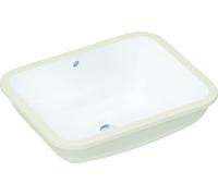 hansgrohe Xuniva Q lavabo à encastrer, SmartClean, avec trop-plein, sans trou pour robinet, 500x400mm, blanc, 61052450
