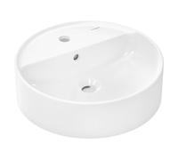 Hansgrohe Xuniva S lavabo 45x45 cm ronde à poser blanc brillant 61076450