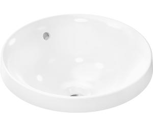 hansgrohe Xuniva S lavabo encastré, avec trop-plein, sans trou pour robinet, 400x400mm, blanc, 60155450