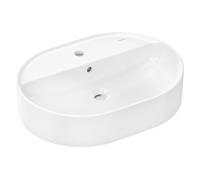 Hansgrohe Lavabo Xuniva U 60x45 cm ovale à poser blanc 61080450