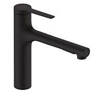 hansgrohe Zesis M33 160 mélangeur de cuisine 74804670 douchette, 2jet, sBox lite, noir mat