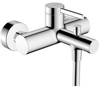 hansgrohe Zesis S Mitigeur monocommandé apparent pour bain, 2 consommateurs, saillie 175mm, 74420000, Couleur: chrome