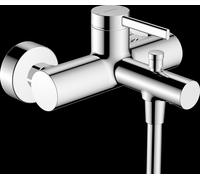 hansgrohe Zesis S Mitigeur monocommandé apparent pour bain, 2 consommateurs, saillie 175mm, 74420000, Couleur: chrome