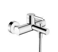 hansgrohe Zesis S Mitigeur monocommandé apparent pour bain, 2 consommateurs, saillie 175mm, 74420000, Couleur: chrome