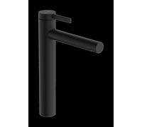 hansgrohe Zesis S Mitigeur monocommandé de lavabo 230 CoolStart pour lavabos à poser, avec vidage à tirette, 74730670, Couleur: noir mat