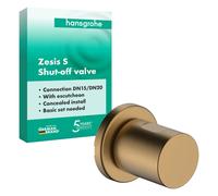 Robinet d'arrêt encastré Hansgrohe Zesis S 74997140, bronze brossé