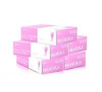 HANSKA 500 Gants Jetables en Nitrile Rose, Sans Poudre, 500, XS | Sans Poudre, Jetables, Ambidextres, Non Stériles, Base en Caoutchouc, Adaptés aux Domaines Médicaux, Manipulation Alimentaire