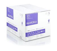 HANSKA Lot de 1000 gants jetables nitrile Violet - sans poudre - jetables - non stériles - Base en caoutchouc - Convient pour les domaines médicaux, la manipulation des aliments (1000, S)