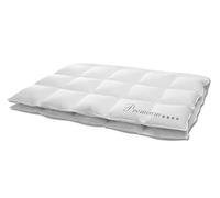 Hanskruchen Premium **** Couette Naturelle Tempérée - 100% Duvet - 210gr/m2-240x220cm - Anallergique - Antiacarien - Batiste 100% Coton - Fabrication Qualité Allemande - Lavable 60°