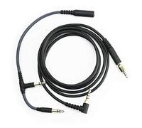Hansnby Câble audio de rechange compatible avec casques de jeu Sennheiser Game One, Game Zero, PC 373D, PC 37X, GSP 350, GSP 500, GSP 600 1,2 m