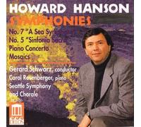 Hanson, H. - Symphony 5/7/Concerto Piano
