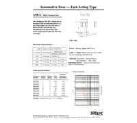 Hansor ASB-L15 Fusible plat Super Mini pour voiture 15 A bleu