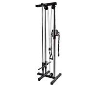 Hansson Sports® Station de musculation avec cordon de serrage, câble pour fixation murale, machine à traction, tour de traction (A : station de traction à câble)