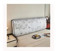 HANSULAN Mode Imprimé Protecteur Housse Tête De Lit pour Full Queen King, Extensible Velours Housse De Tete De Lit Doux Lavable Housse De Protection Couvercle Anti-poussière-C-210-220cm
