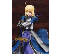 Hantai Anime Girl Figure 23 cm Figurine d'anime japonais Fate/Stay Night Altria Pendragon UBW Sabre debout Roi des chevaliers Belle fille Version Deluxe en PVC Collection Ornement Poupée Cadeau