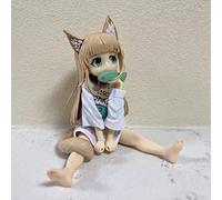 Hantai Anime Girl Figure Édition limitée Golden Head My Cat Is A Kawaii Girl Belle figurine d'anime Collection adultes Modèle Poupée Belle Poupée Ornements Jouets pour adultes Statue de bureau