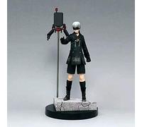 Hantai Anime Girl Figurine Anime SE Square Enix 9S NieR Automata YoRHa 9S No. 9 Type S avec arme Figurine de décoration 15 cm Jouet adulte Ornement Modèles Figurines de collection Decorati