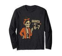 Hanté par 6-7 Funny Teacher 67 Halloween Squelette Sorcière Manche Longue