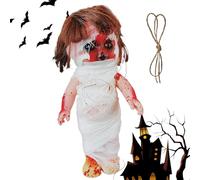 hantée - effrayante d'Halloween - Accessoire d'intérieur effrayant - Décoration d'Halloween sur le thème de l'horreur - soigneusement fabriquée à la main et une sanglante