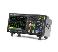 Hantek Oscilloscope 2 canaux 350 MHz avec taux d'échantillonnage 2 GS/s 80 K Profondeur de mémoire 32 fonctions de mesure automatique Idéal pour les ingénieurs amateurs tests de diagnostic et