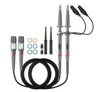 Hantek PP-80 Lot de 2 sondes à clip pour oscilloscope X1/X10 60 MHz avec kit d'accessoires pour HP Tektronix Hitachi avec oscilloscopes ayant une bande passante jusqu'à 60 MHz