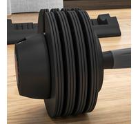 Hantelles Adjustables SPORTNOW 35/6/8/10 kg avec Support Antidérapantes Idéal pour Musculation et Entraînement à Domicile