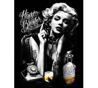 HANTIAN Peinture par Numéro Adulte Bricolage Tableau Peindre par Nombre pour Enfants Jouets à peindre cadeaux peints à la main fille marilyn monroe tp26 Home Decor 40x50cm