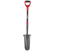 HANTOP Bêche de vidange Pelle de tranchée Pelle de Transplantation Pelle étroite Pelle dentelée pour Creuser, 111,8 cm
