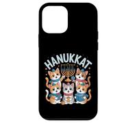 Hanukkah Cat Menorah Chats Mignons Judaïsme Coque pour iPhone 12 Mini