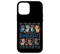 Hanukkah Cat Menorah Chats Mignons Judaïsme Coque pour iPhone 12 Mini