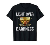 Hanukkah Chanukah 2020 - Light Over Darkness - Jewish Gift T-Shirt