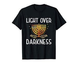 Hanukkah Chanukah 2020 - Light Over Darkness - Jewish Gift T-Shirt