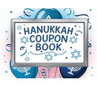 Hanukkah Coupon Book: 24 Colorful Fun Holiday Coupons for Kids-Blank Reward Tickets and Activities Fill-In Coupons the Whole Family Can Enjoy