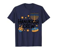 Hanukkah Crew ménorah toupie Famille Assorti T-Shirt