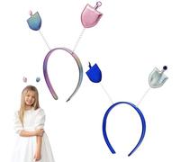 Hanukkah Dreidel Lot de 4 bandeaux amusants pour Hanukkah - Décorations personnelles pour le festival des lumières