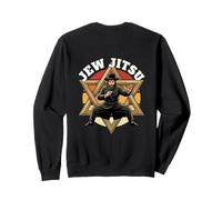Hanukkah juif Rabbi Horah Danse Funny Jiu Jitso (au Dos) Sweatshirt